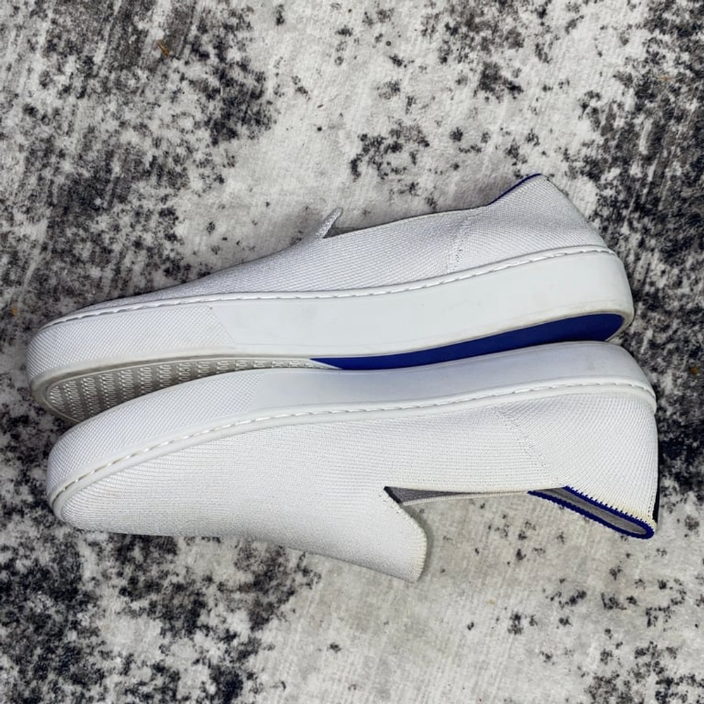 The Original Slip On Sneaker in Bright White | Rothy's Size 7 - Picture 3 of 11
